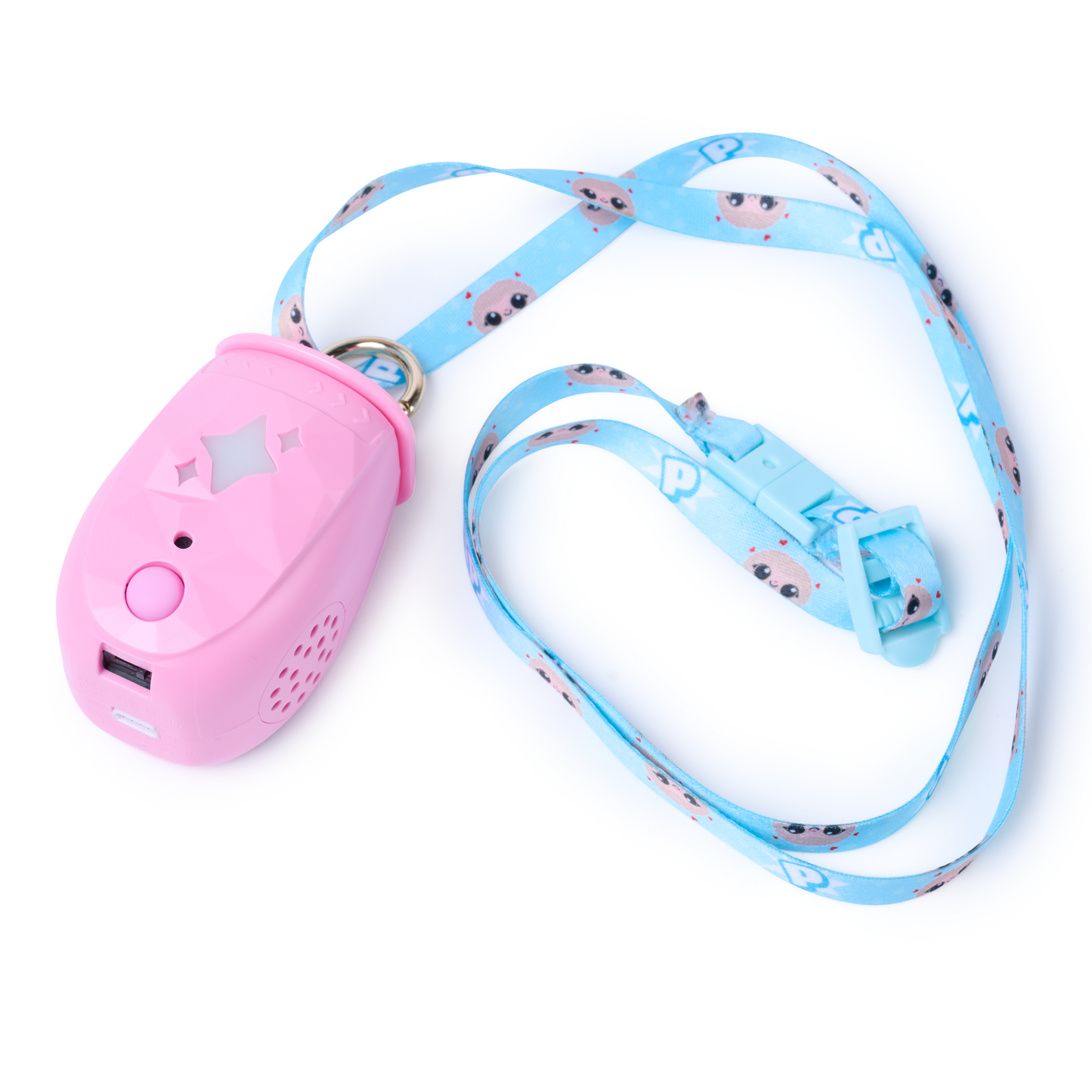 Peekimo Interactive Pet & Wearable Toy - Pink | Screen-Free Virtual Pet with 100+ Reactions