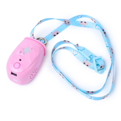 Peekimo Interactive Pet & Wearable Toy - Pink | Screen-Free Virtual Pet with 100+ Reactions