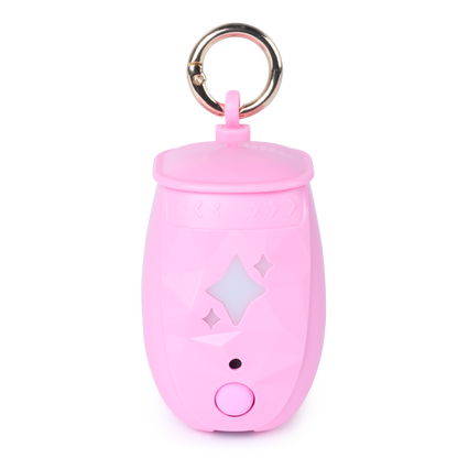 Peekimo Interactive Pet & Wearable Toy - Pink | Screen-Free Virtual Pet with 100+ Reactions