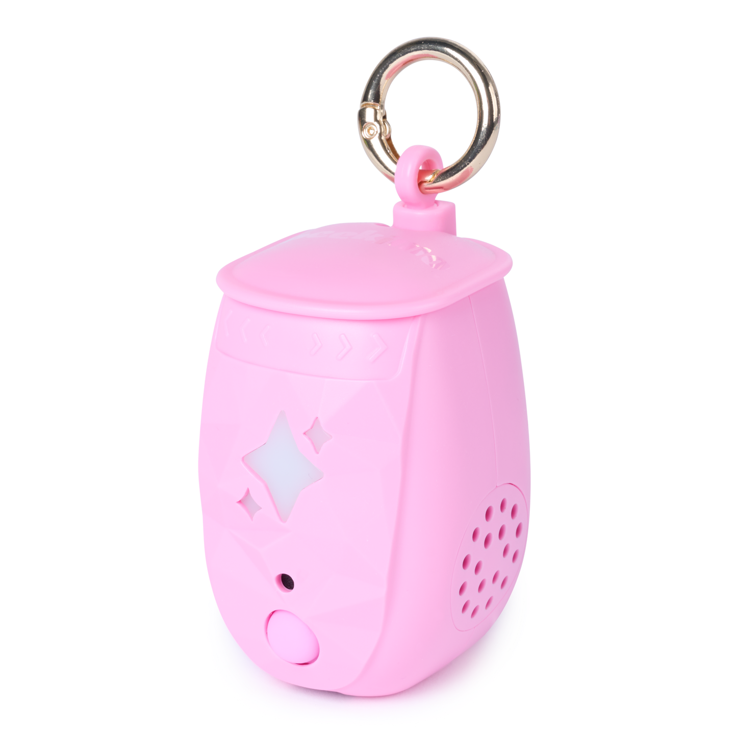 Peekimo Interactive Pet & Wearable Toy - Pink | Screen-Free Virtual Pet with 100+ Reactions