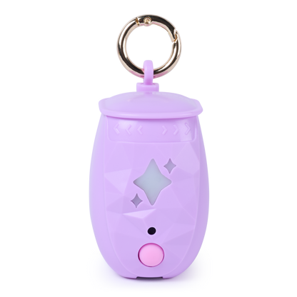 Peekimo Interactive Pet & Wearable Toy - Pink | Screen-Free Virtual Pet with 100+ Reactions