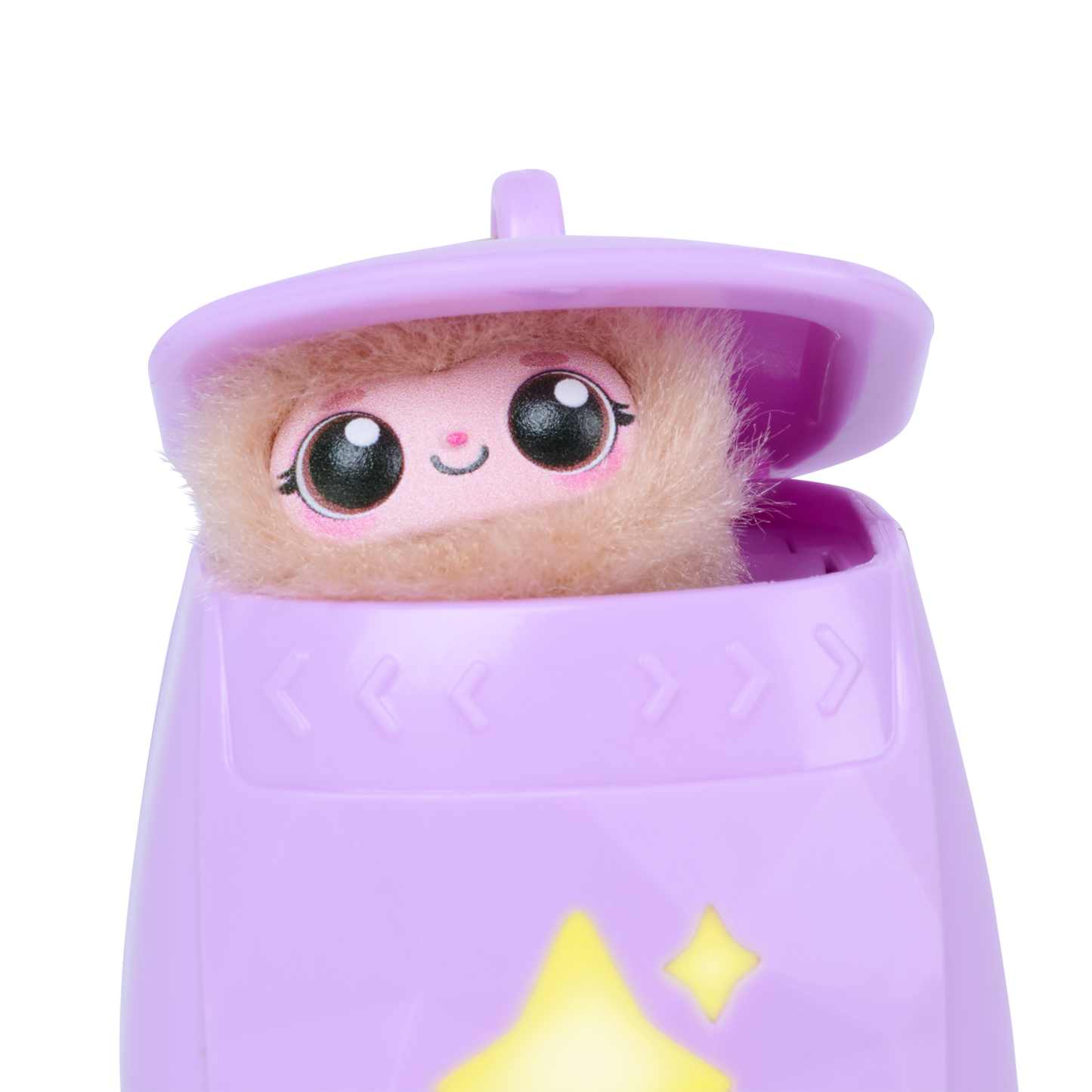 Peekimo Interactive Pet & Wearable Toy - Pink | Screen-Free Virtual Pet with 100+ Reactions