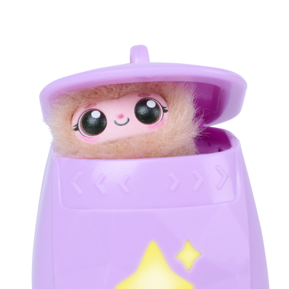Peekimo Interactive Pet & Wearable Toy - Pink | Screen-Free Virtual Pet with 100+ Reactions