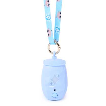 Peekimo Interactive Pet & Wearable Toy - Pink | Screen-Free Virtual Pet with 100+ Reactions