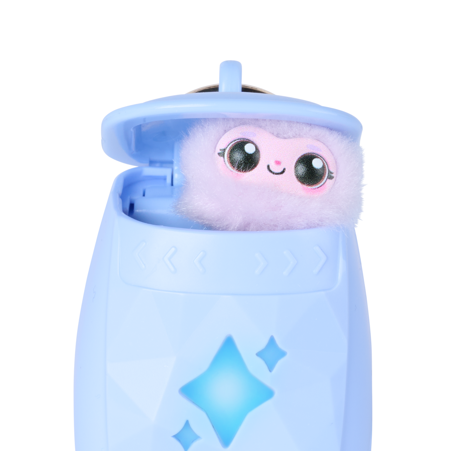 Peekimo Interactive Pet & Wearable Toy - Pink | Screen-Free Virtual Pet with 100+ Reactions