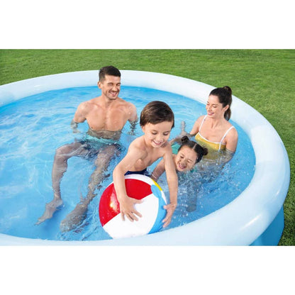 Bestway Fast Set 10’ X 26” Round Inflatable Pool Set