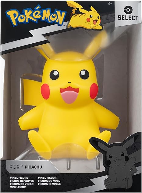 Pokemon Pikachu Select Vinyl Figure - 8-Inch Figure Made from Vinyl