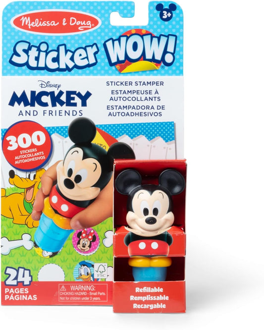 Melissa & Doug Sticker WOW! Activity Pad & Sticker Stamper – Mickey