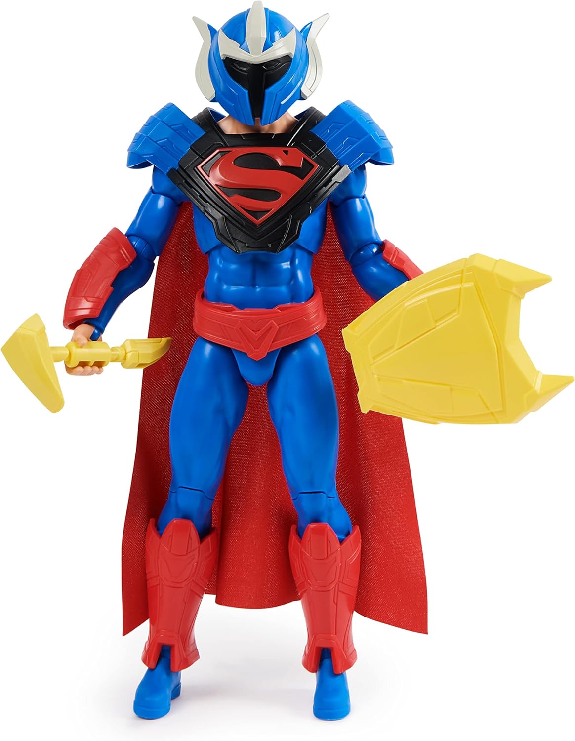 Spin Master DC Comics, Superman Man of Steel Action Figure, DC Adventures, 12 Inch, 9 Accessories, Collectible Superhero Kids Toys for Boys and Girls, Ages 4+