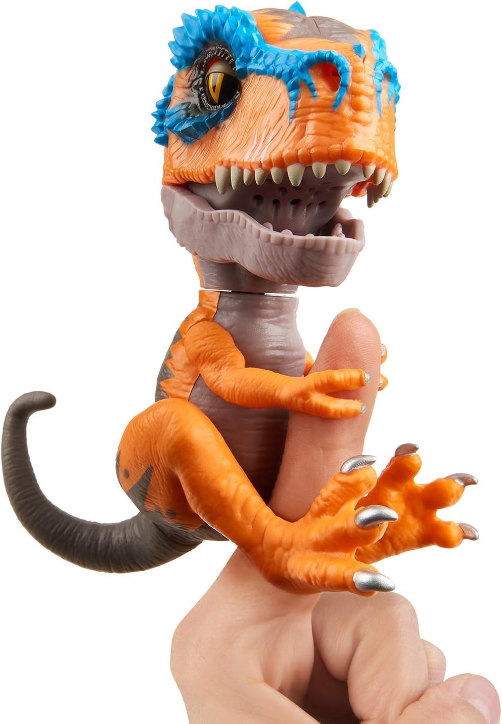 WowWee Fingerlings Untamed Dino Baby – Velociraptor Interactive Toy