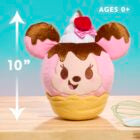 Disney Munchlings Squeeze-A-Munch Large Scented Strawberry Sundae Waffle Bowl Minnie Mouse Plush