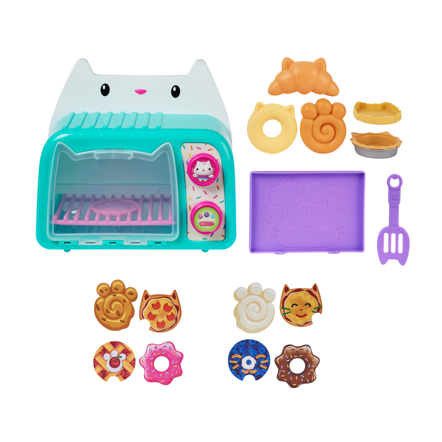 Gabby's Dollhouse, Bakey with Cakey Oven, Kitchen Toy with Lights and Sounds, Toy Kitchen Accessories and Play Food, Kids Toys for Ages 3 and up