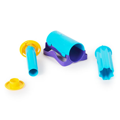 Kinetic Sand, Slice N’ Surprise Set with 13.5oz of Black, Pink and Blue Play Sand and 7 Tools, Sensory Toys for Kids Ages 3 and up