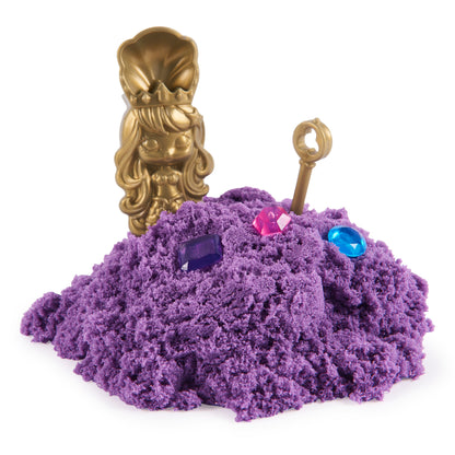 Kinetic Sand Shimmer, Mermaid Treasure with 6oz of Shimmer Kinetic Sand (Styles May Vary), Surprise Hidden Tool, Play Sand Sensory Toys for Kids 3 and Up