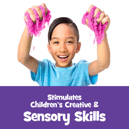 Kinetic Sand, The Original Moldable Sensory Play Sand Toys For Kids, Blue, 2 lb. Resealable Bag, Ages 3+