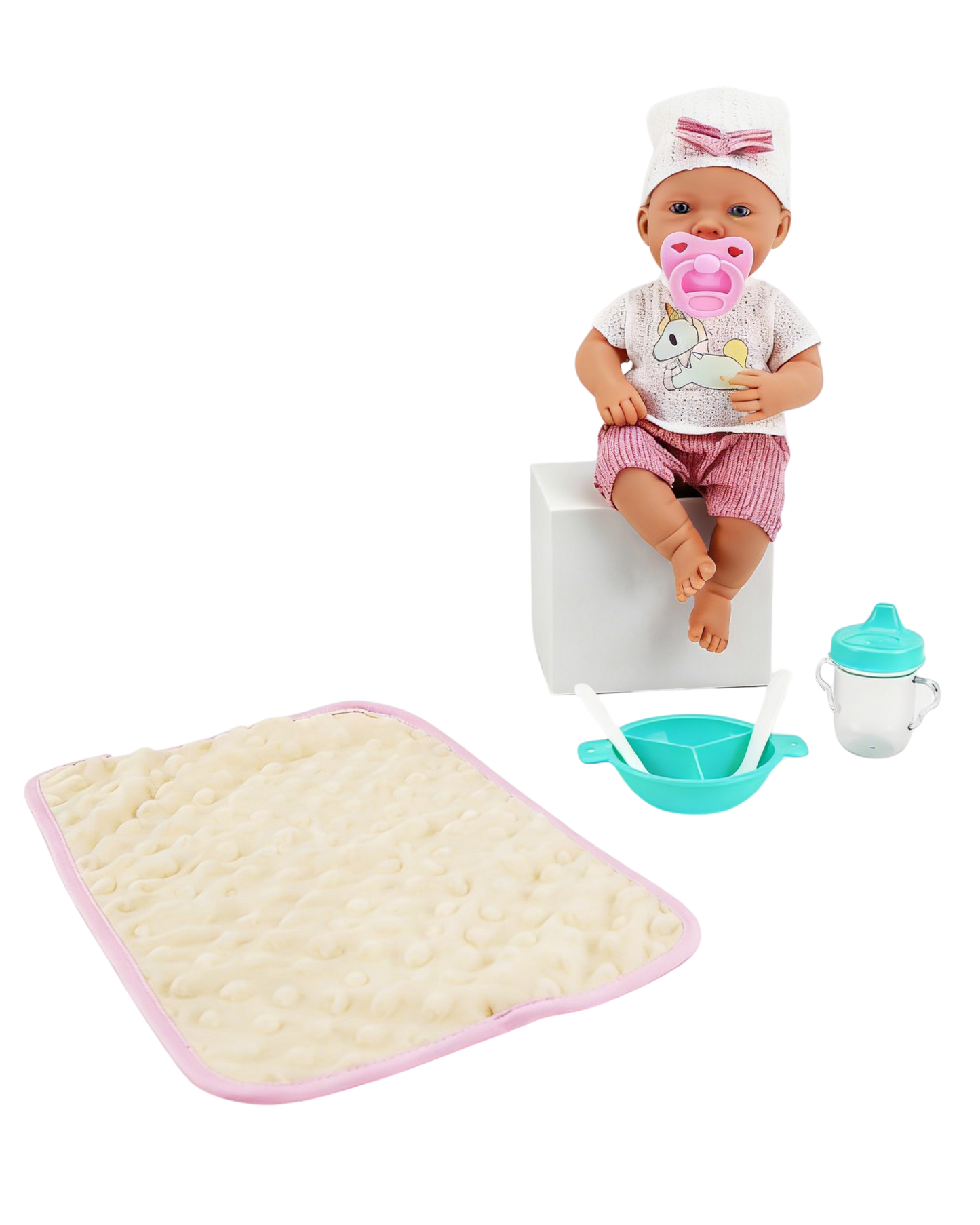 Valentina 12" Muñeca Bebé con Accesorios para Comer | El Mundo de Emilia