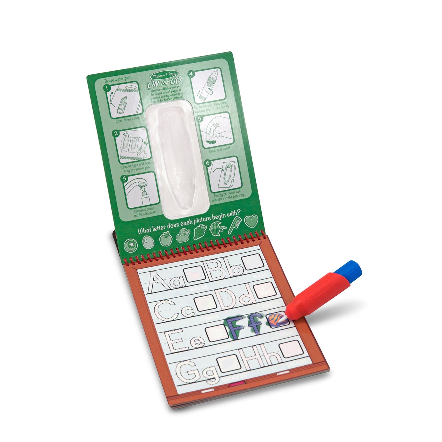 Melissa & Doug On the Go Water WOW! Alphabet Water-Reveal Pad
