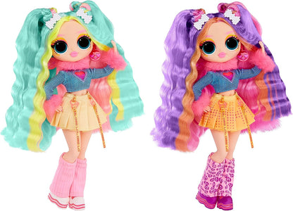 LOL Surprise OMG Sunshine Color Change Bubblegum DJ Fashion Doll with Color Changing Hair and Fashions and Multiple Surprises – Great Gift for Kids Ages 4+