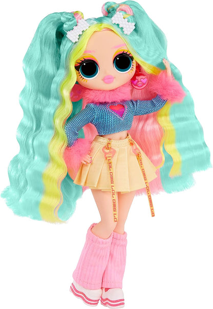LOL Surprise OMG Sunshine Color Change Bubblegum DJ Fashion Doll with Color Changing Hair and Fashions and Multiple Surprises – Great Gift for Kids Ages 4+