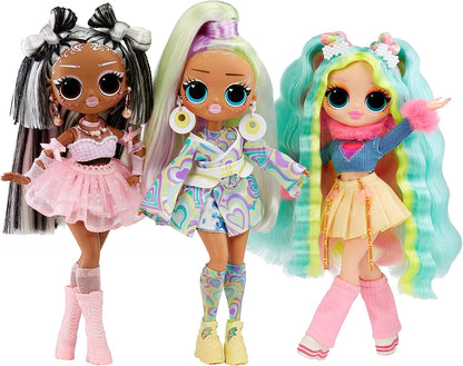 LOL Surprise OMG Sunshine Color Change Bubblegum DJ Fashion Doll with Color Changing Hair and Fashions and Multiple Surprises – Great Gift for Kids Ages 4+