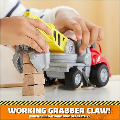 Rubble & Crew, Charger’s Crane Grabber Toy Truck with Movable Parts and a Collectible Action Figure, Kids Toys for Ages 3 and Up