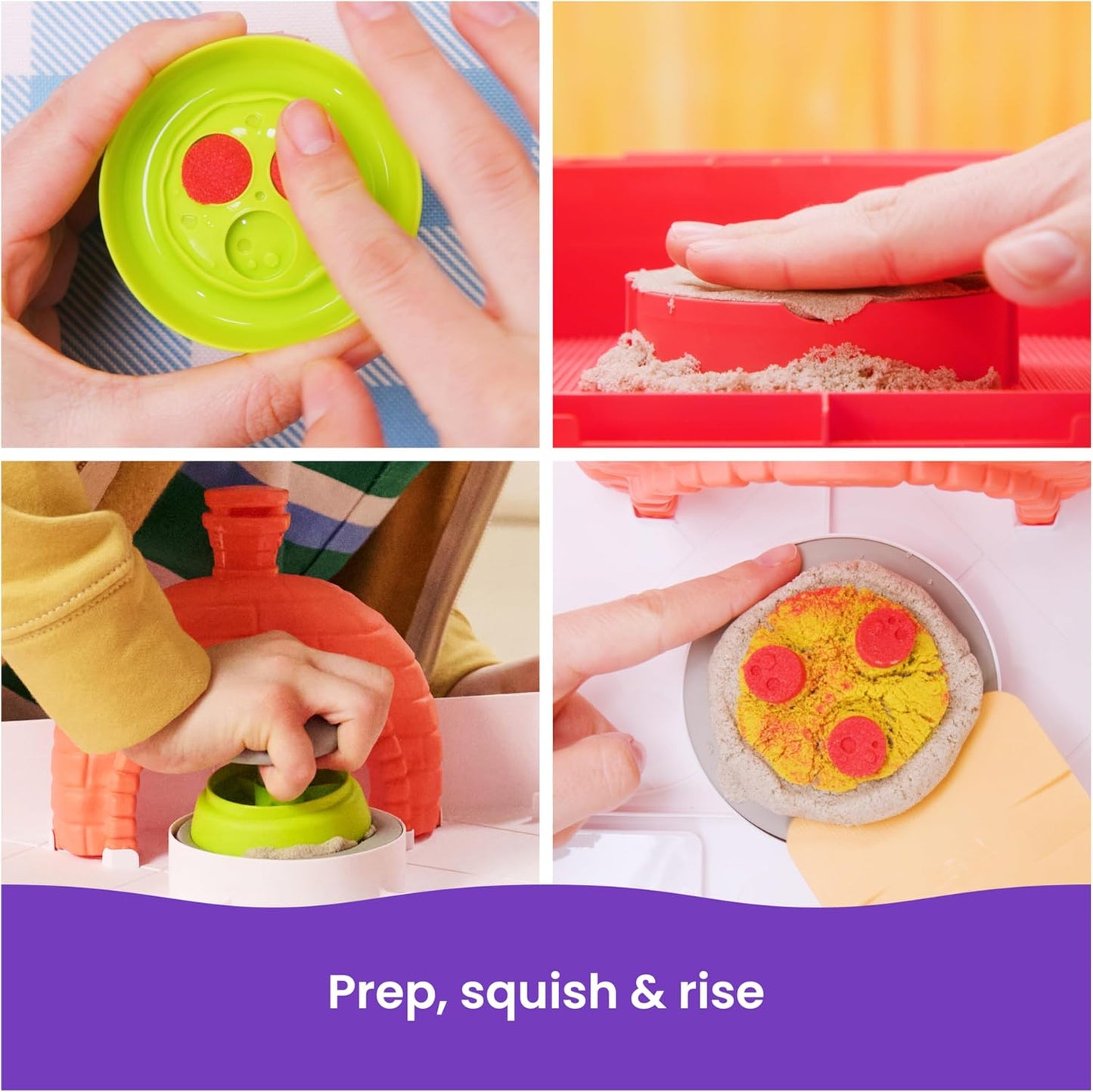 Kinetic Sand SquishPizza Playset