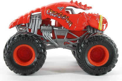 Monster Jam 2023 Official 1:64 Scale Diecast Truck 2-Pack Series 25 Octon8er vs Crushstation