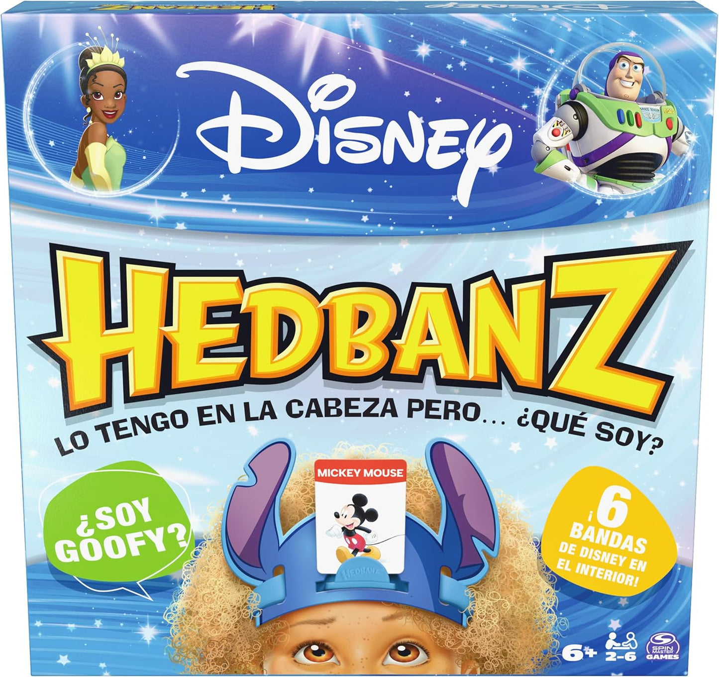 🎭 Hedbanz Disney:: Español – Juego de Adivinanzas Familiar