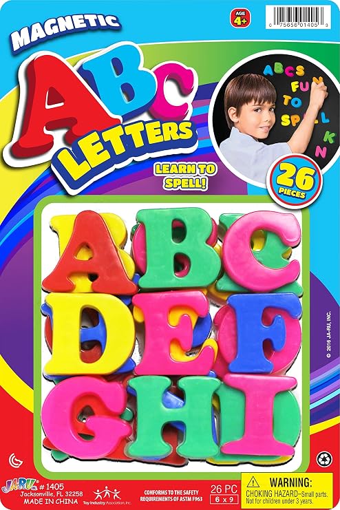 ABC Magnetic Letters - 26 Piece Foam Alphabet Set