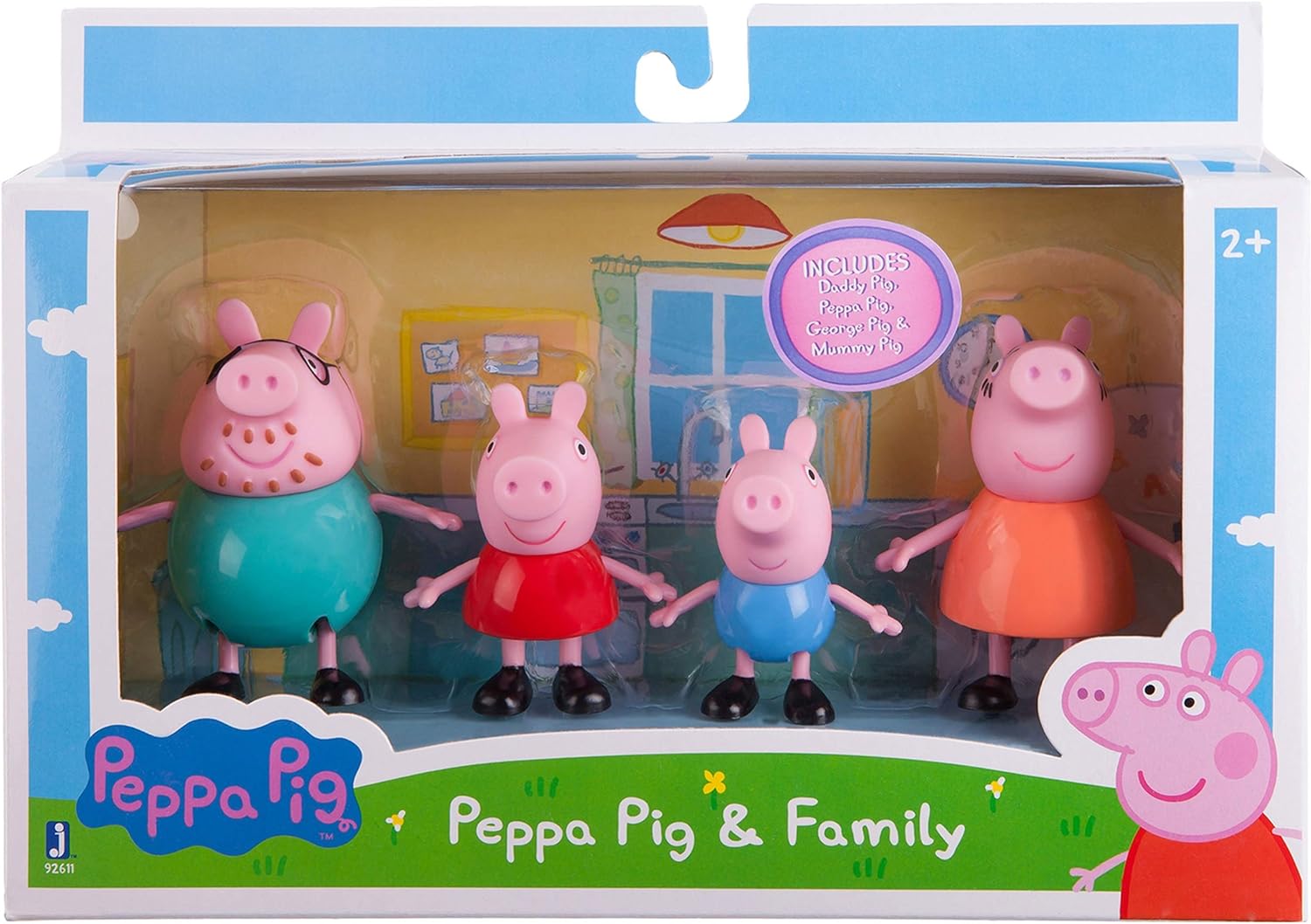 Peppa Pig Family 4 Figure Pack for 2 years NAPTOYSHOP