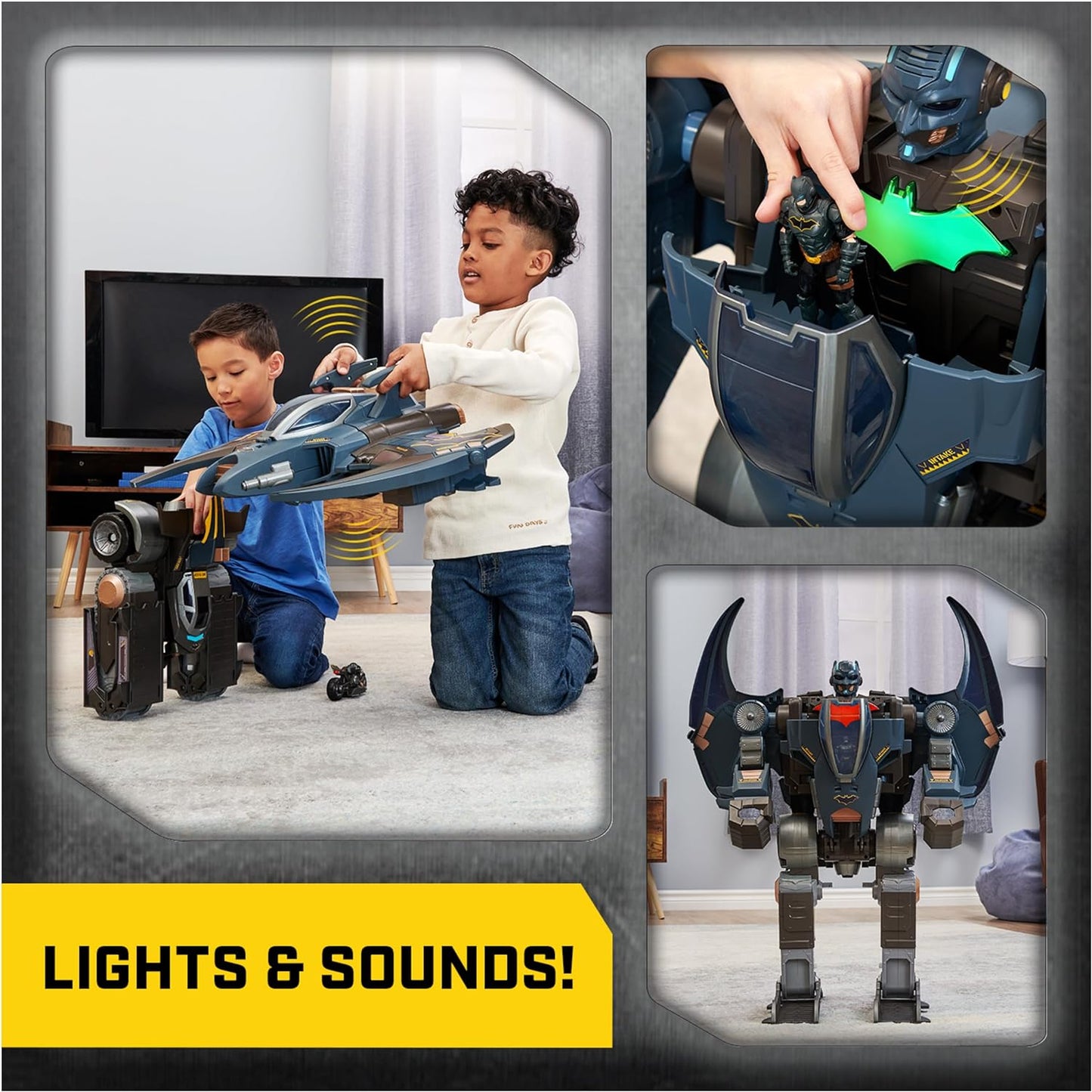 12" Batman Mech Playset – Action Figure & Mech Suit Toy