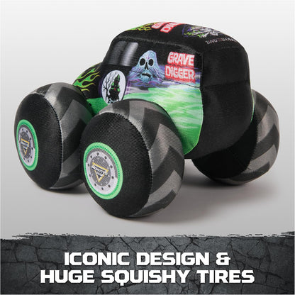 🛻 Monster Jam Official Grave Digger & Zombie Plush Monster Trucks – 7”