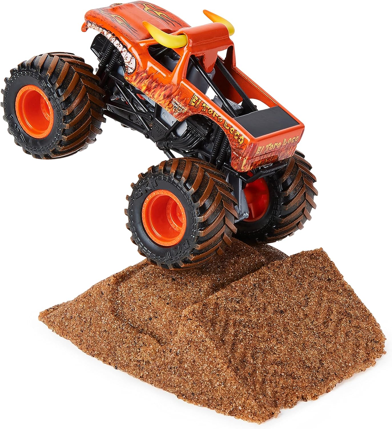 Monster Jam, El Toro Loco Monster Dirt 8oz Starter Set and Official 1:64 Scale Die-Cast Monster Truck, Kids Toys for Boys Ages 3 and up