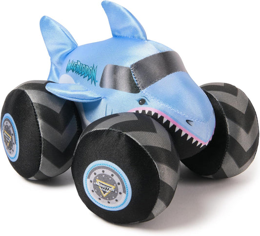 🦈 Monster Jam Official Megalodon Monster Truck Plush with Sound – 7”