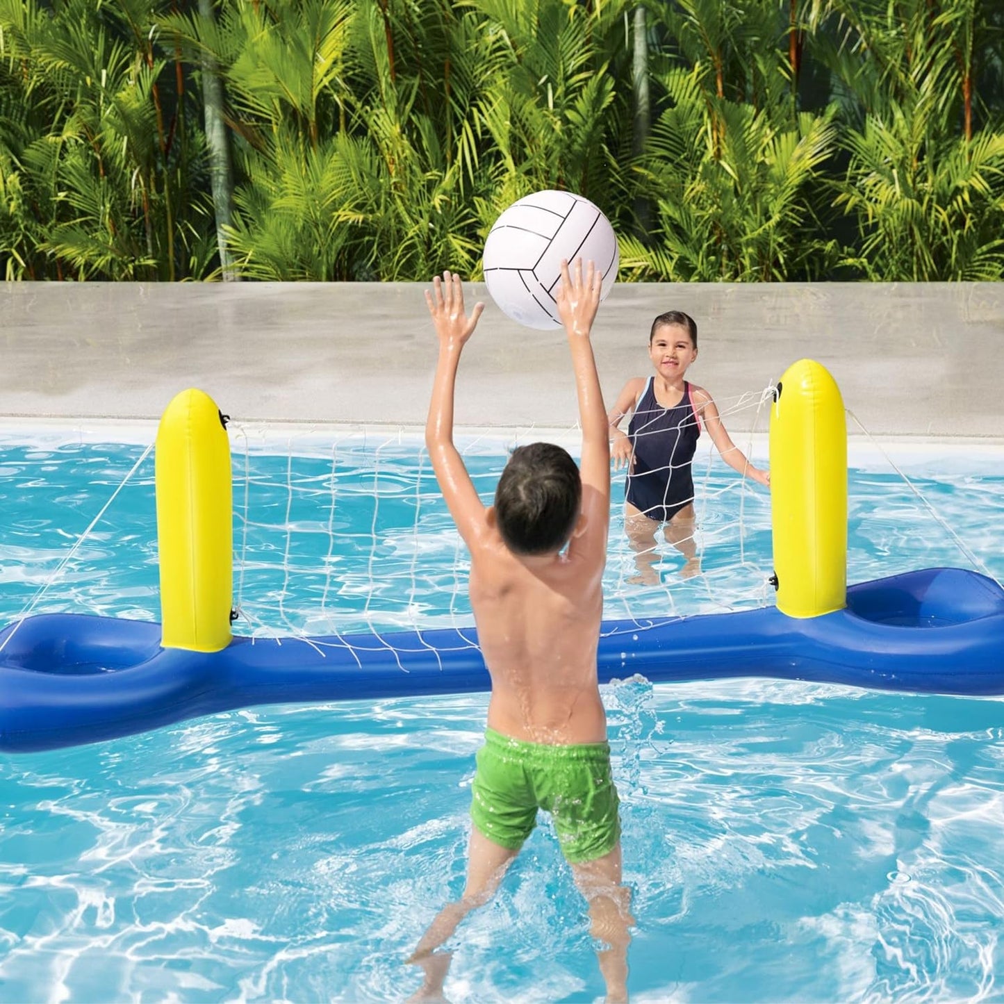 Bestway 52133 Water Volleyball Swimming Set, Inflatable Pool Games