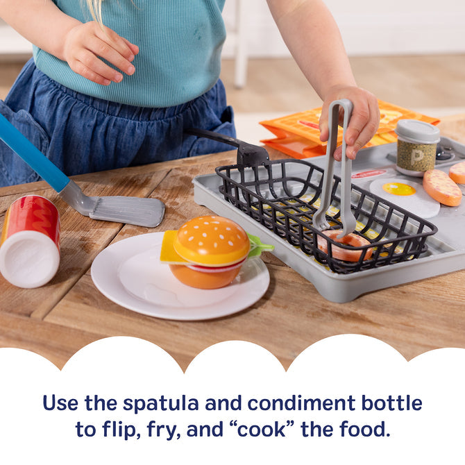 Flip & Fry Grill Play Set with Color-Changing Water WOW!