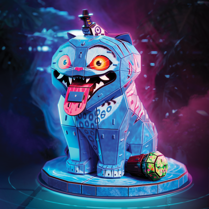 4D Build KPop Demon Hunters Derpy Tiger & Sussie Bird 3D Puzzle Model Kit