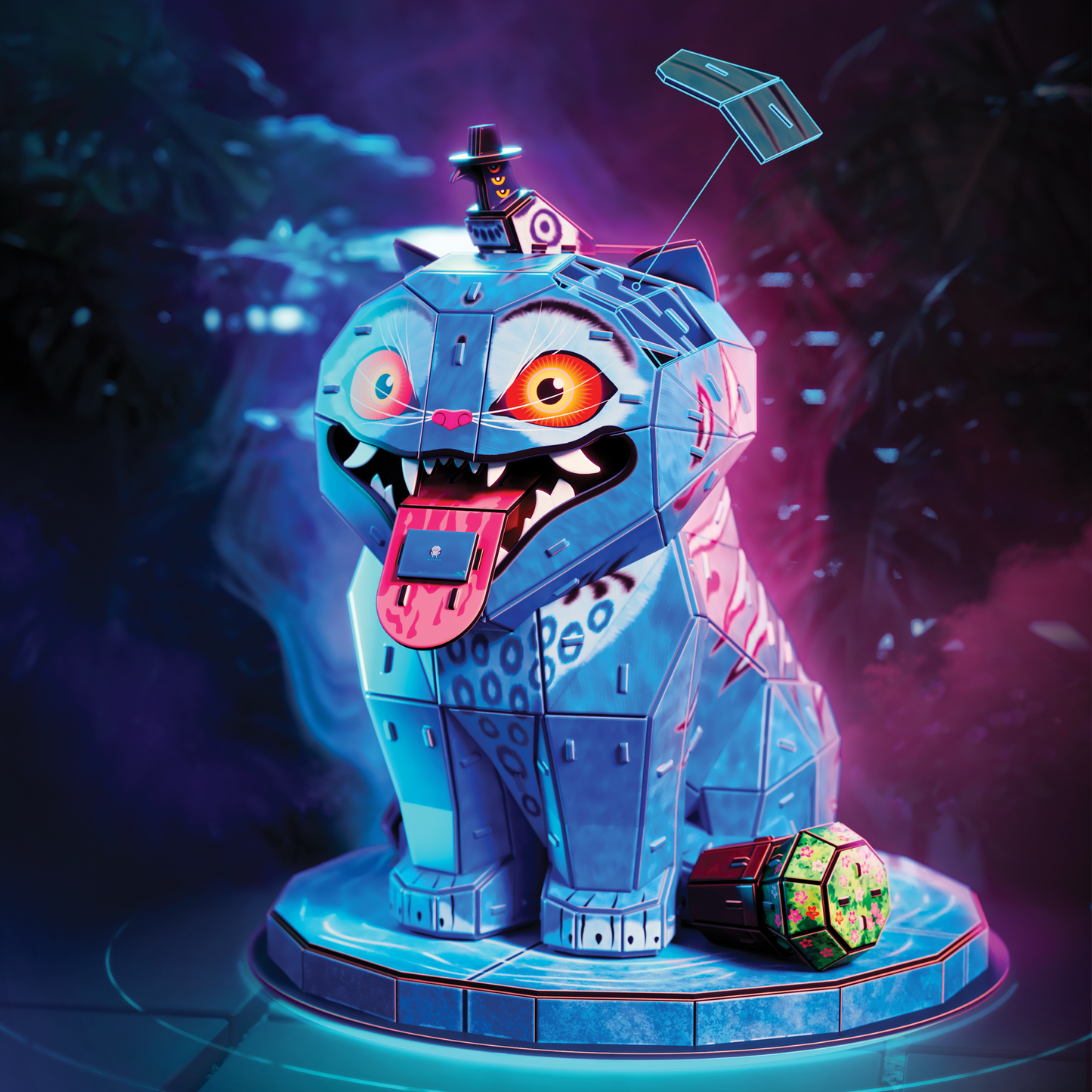 4D Build KPop Demon Hunters Derpy Tiger & Sussie Bird 3D Puzzle Model Kit