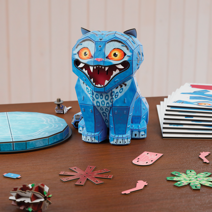 4D Build KPop Demon Hunters Derpy Tiger & Sussie Bird 3D Puzzle Model Kit