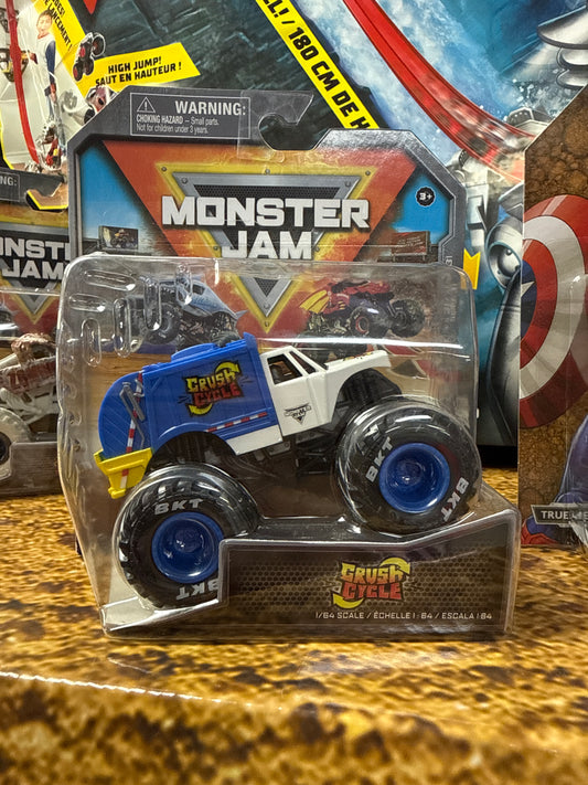 (Monster Jam 1:64 Crush Cycle Die-Cast Truck – Official Monster Jam Truck