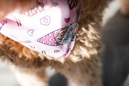 Kai Pup Limited Edition Valentines Bandanas - Fries B4 Guys