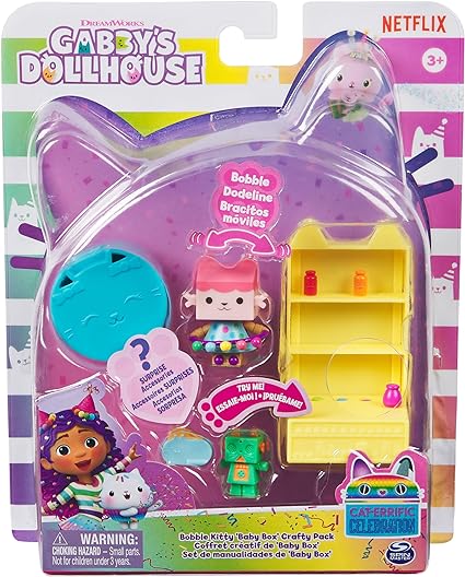 Gabby's Dollhouse Baby Box Bobble Kitty Furniture