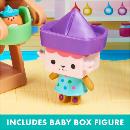 Gabby's Dollhouse, Baby Box Cat Craft-A-Riffic Room with Exclusive Baby Box Cat Figure