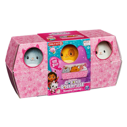 Gabby’s Dollhouse Hamster Kitties Plush Pack (3-Pack) | Soft Kids Plush Toys