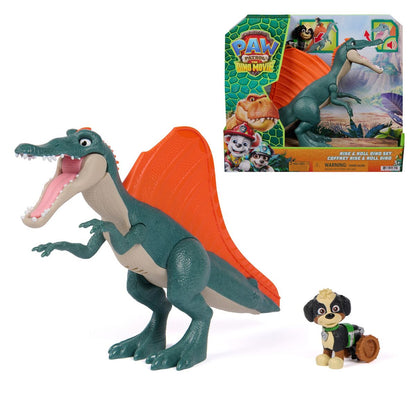 PAW Patrol: The Dino Movie, Rise & Roll Dino Set with Spinosaurus & Rex Figure