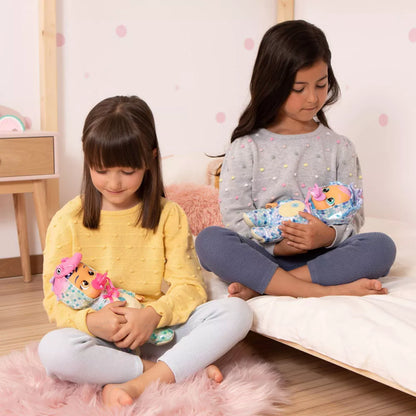 Cry Babies Tiny Cuddles Dinos Stella with Narwhal Dinosaur Themed Metallic Pajamas 9" Baby Doll