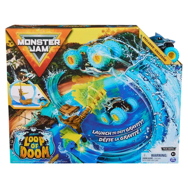 Monster Jam Megalodon Loop of Doom Playset with Truck