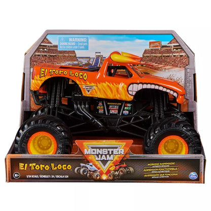 Monster Jam 1:24 Scale Collector Diecast Truck - El Toro Loco