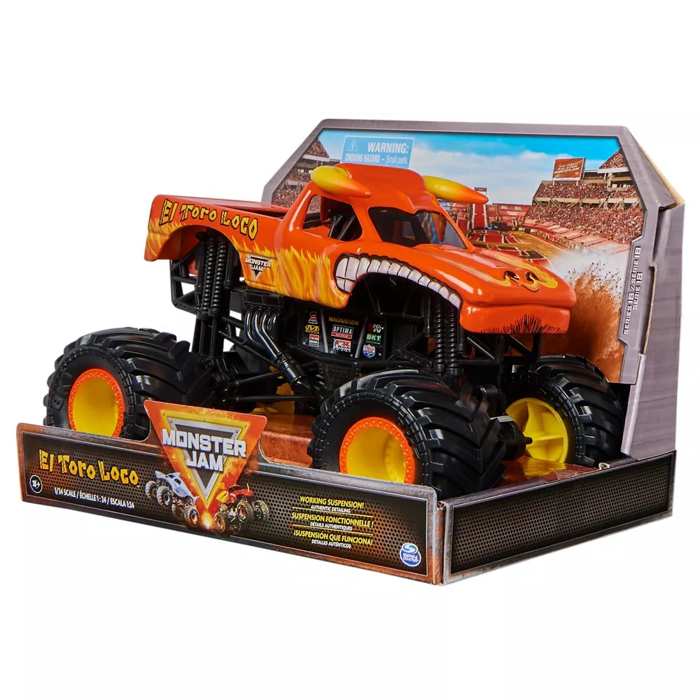 Monster Jam 1:24 Scale Collector Diecast Truck - El Toro Loco