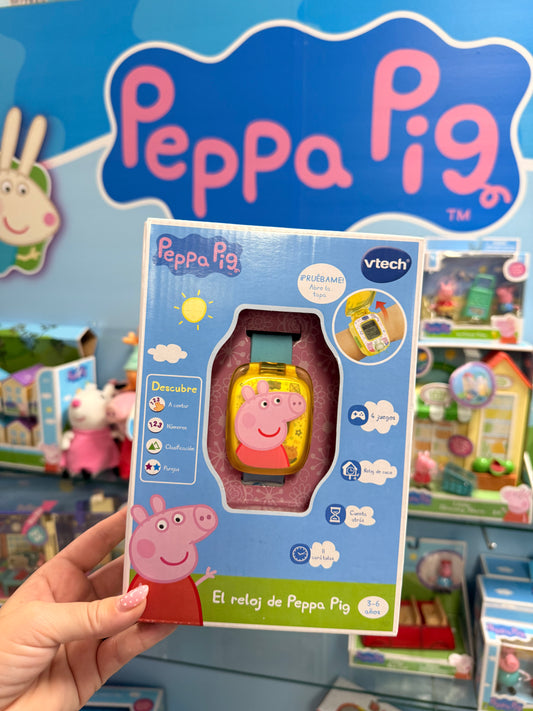 VTech Peppa Pig Reloj Interactivo – Aprende la Hora con Juegos en Español